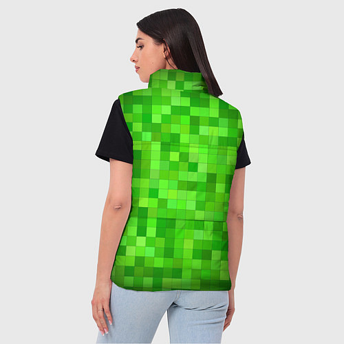 Женский жилет MINECRAFT / 3D-Черный – фото 4