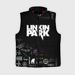 Женский жилет LINKIN PARK, цвет: 3D-красный