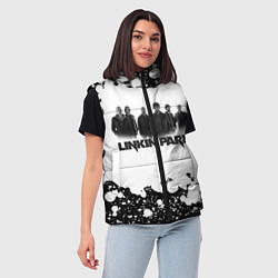 Женский жилет LINKIN PARKспина, цвет: 3D-красный — фото 2