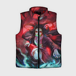 Женский жилет KIMETSU NO YAIBA, цвет: 3D-красный