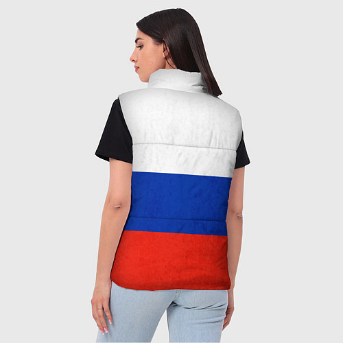 Женский жилет Russia / 3D-Светло-серый – фото 4