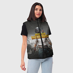 Женский жилет PUBG, цвет: 3D-черный — фото 2