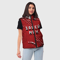 Женский жилет Забей мяч!, цвет: 3D-светло-серый — фото 2