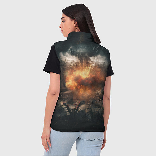 Женский жилет Sabaton Band / 3D-Черный – фото 4