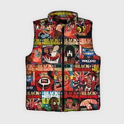 Женский жилет ЧЕРНОЕ ЗЕРКАЛО, цвет: 3D-черный