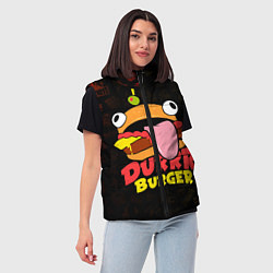 Женский жилет Fortnite Durrr Burger, цвет: 3D-красный — фото 2