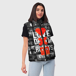 Женский жилет LOVE DEATH ROBOTS LDR, цвет: 3D-черный — фото 2