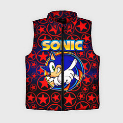 Женский жилет Sonic, цвет: 3D-красный