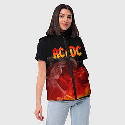 Женский жилет ACDC, цвет: 3D-красный — фото 2