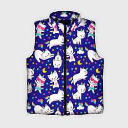 Женский жилет Кот-Единорог