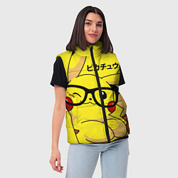 Женский жилет ПИКАЧУ, цвет: 3D-красный — фото 2