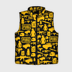 Женский жилет PUBG, цвет: 3D-черный