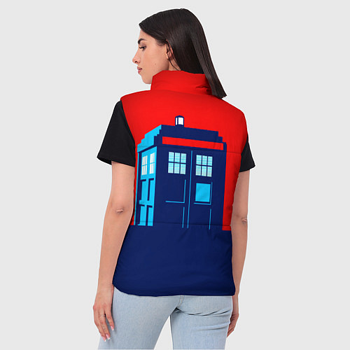 Женский жилет IN TARDIS WE TRUST / 3D-Черный – фото 4