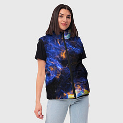 Женский жилет Космос, цвет: 3D-черный — фото 2