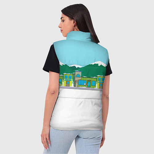 Женский жилет Южный Парк / 3D-Красный – фото 4