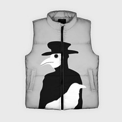 Женский жилет Чумной доктор, цвет: 3D-светло-серый