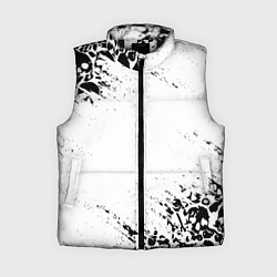 Женский жилет БЕЛЫЕ ЧЕРЕПА