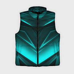 Женский жилет NEON GEOMETRY STRIPES, цвет: 3D-черный