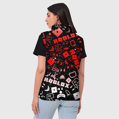 Женский жилет Roblox / 3D-Черный – фото 4