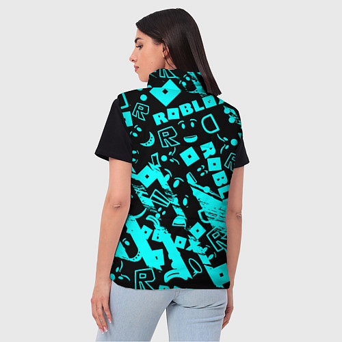 Женский жилет Roblox / 3D-Черный – фото 4