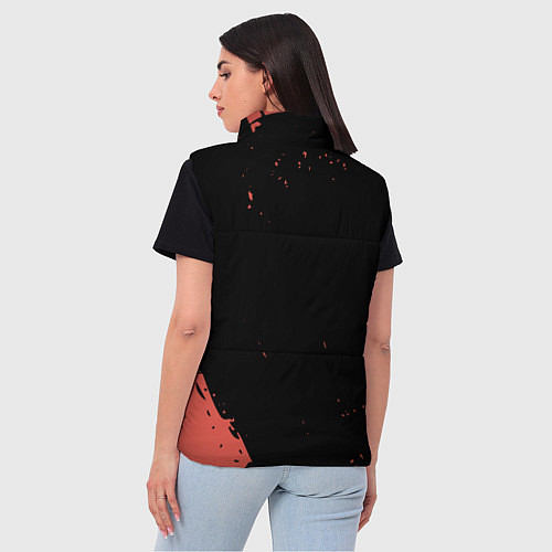 Женский жилет Кровосток / 3D-Красный – фото 4