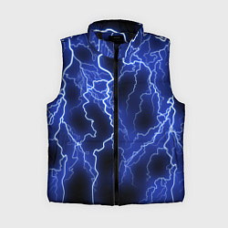 Женский жилет МОЛНИЯ NEON, цвет: 3D-черный