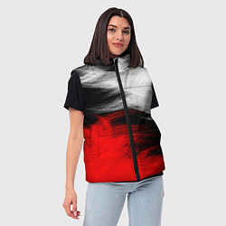 Женский жилет ПЕРЬЯ, цвет: 3D-красный — фото 2