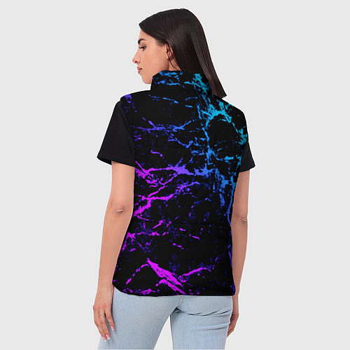 Женский жилет МРАМОР NEON / 3D-Красный – фото 4