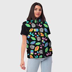 Женский жилет Очень странные дела, цвет: 3D-красный — фото 2