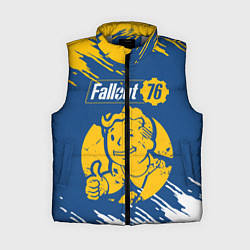Женский жилет FALLOUT76, цвет: 3D-светло-серый
