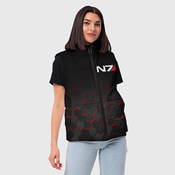 Женский жилет MASS EFFECT N7, цвет: 3D-черный — фото 2