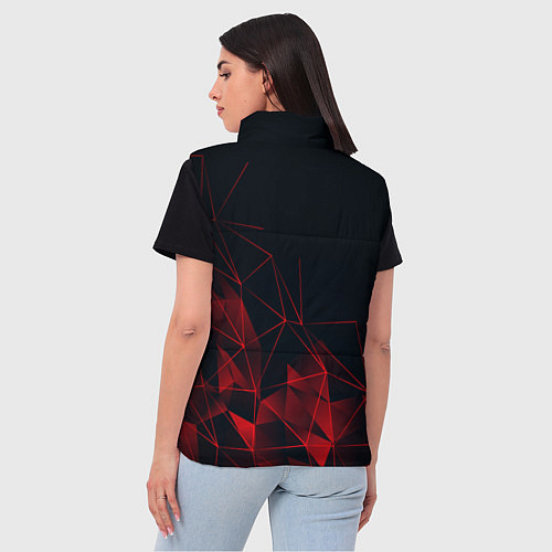 Женский жилет MASS EFFECT N7 / 3D-Красный – фото 4