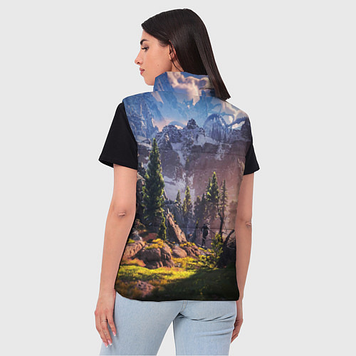 Женский жилет Horizon Zero Dawn / 3D-Черный – фото 4