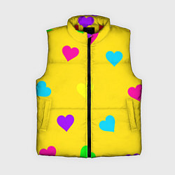 Женский жилет СЕРДЕЧКИ