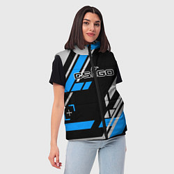 Женский жилет CS:GO, цвет: 3D-красный — фото 2