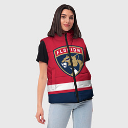 Женский жилет Флорида Пантерз, цвет: 3D-черный — фото 2