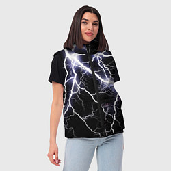 Женский жилет Молния, цвет: 3D-светло-серый — фото 2