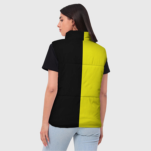 Женский жилет BLACK YELLOW / 3D-Черный – фото 4
