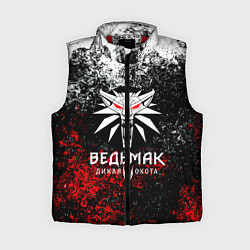 Женский жилет The Witcher 3, цвет: 3D-красный