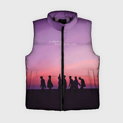 Женский жилет BTS, цвет: 3D-черный