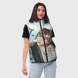 Женский жилет BTS, цвет: 3D-красный — фото 2