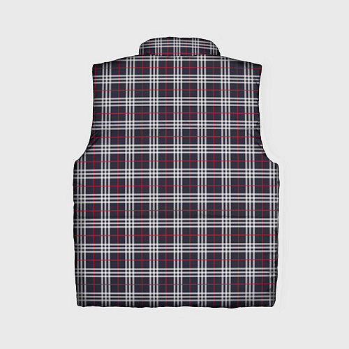 Женский жилет Классические в клеточку / 3D-Светло-серый – фото 2