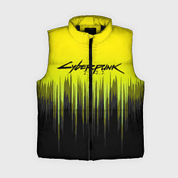 Женский жилет CYBERPUNK 2077, цвет: 3D-черный