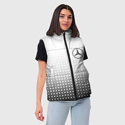 Женский жилет Mercedes-Benz, цвет: 3D-черный — фото 2