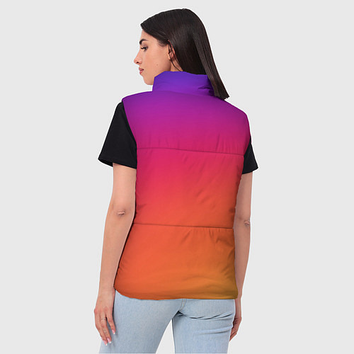 Женский жилет ГРАДИЕНТ И НИЧЕГО БОЛЬШЕ / 3D-Светло-серый – фото 4