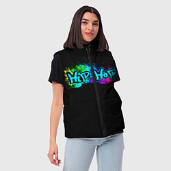 Женский жилет Hip-Hop, цвет: 3D-черный — фото 2