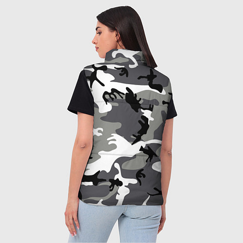 Женский жилет Автомобильные войска камуфляж / 3D-Красный – фото 4