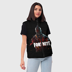 Женский жилет Fortnite Black Knight, цвет: 3D-черный — фото 2