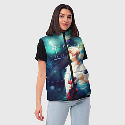 Женский жилет Мафую Сато, цвет: 3D-черный — фото 2