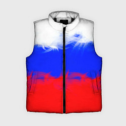 Женский жилет Россия, цвет: 3D-черный